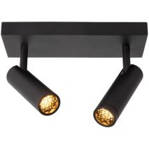 Grado Ceiling spotlight - 2xGU10 (MR11) - Black - Lucide