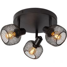 Maren - Ceiling Spotlight - Ø37cm - 3xE14 - Black - Lucide