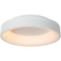 Mirage Modern Flush ceiling light - Ø45cm - led Dim. - 1x33W 2700K - White - Lucide