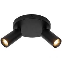 Lucide - ritmo - Deckenstrahler - ø 15 cm - 2xGU10 (MR11) - Schwarz