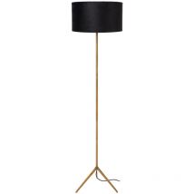 Lucide - tondo - Floor Lamp - Ø38cm - 1xE27 - Matt Gold, Brass