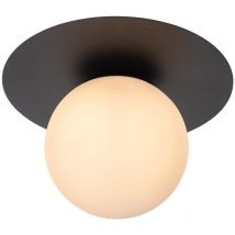 Lucide - tricia - Flush Ceiling Light - Ø25cm - 1xE27 - Black