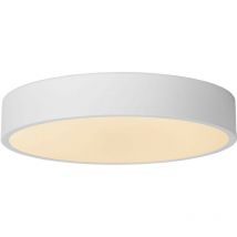 Lucide - Unar Modern Flush ceiling light - Ø30cm - led Dim. - 1x18W 2700K - 3 StepDim - White