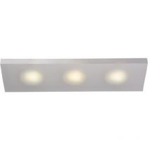 Winx di LED – lampada da parete bagno – LED – 2 X 7 W 3000 K – IP21 – Opal, Acrilico, opale, 50 x 15 x 5,5 cm, GX53 7 watts 230 volts - Lucide