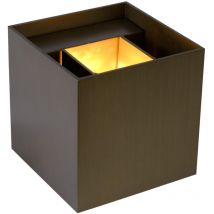 Lucide - xio - Up Down Wall Light - led Dim. - G9 - 1x4W 2700K - Rust Brown