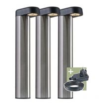 Arvid - Standleuchte - 3er-Set - 12 v - 150 lm - 1.5 w - Warmweiß - Ludeco