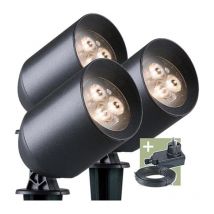 Stig - Strahler - 3er-Set - 12 v - 150 lm - 1.5 w - Warmweiß - Ludeco