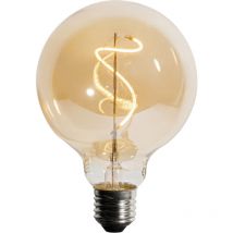 Ampoule led filament spirale E27 dimmable G95 4W 270lm 2200K - Luedd