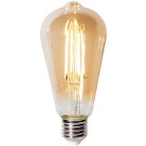 Bombilla led E27 ST64 Dorada Regulable en 3 Pasos 6W 700 lm 2700K - Luedd