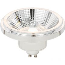 Juego de 5 Lámpara led GU10 regulable AR111 blanco 11W 810 lm 2700K - Luedd
