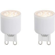 Set Di 2 Lampadine Led Dimmerabili G9 24 Mm 3w 300 Lm 2700k - Luedd