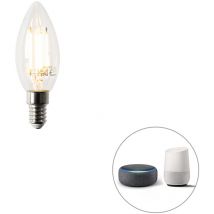 Bombilla led inteligente E14 B35 4.5W 470lm 2700K - Luedd