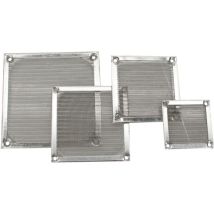 Lüftergitter Aluminium Filter 40x40 mm – waschbar – naturfarben – geeignet für 40 mm Lüfter