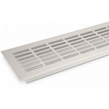 So-tech - 2er Pack - Lüftungsgitter Lochblech 480 X 81 Mm Silber Ev1