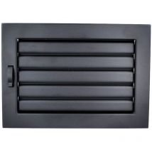 Ms Beschläge - Lüftungsgitter Warmluftgitter Kaltluftgitter Lamellen schließbar Weiss 325x195mm