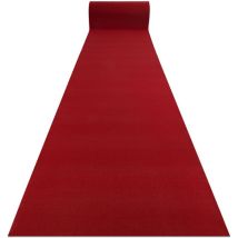 Läufer Antirutsch rumba 1974 Hochzeit einfarbig rotwein, rot 100cm red 100x860 cm