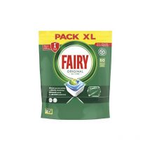 Original Normal, All-In-One Spülmaschinenkapseln, 60 Kapseln, wirksam auch bei eingetrocknetem Fett - Fairy