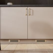 Lüftungsblech Aluminium Stegblech 60x245mm Lüftungsgitter ver. Farben Lochgitter Edelstahl-Optik