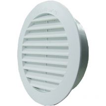 Luftaustrittsgitter 80x80 in weißem abs für den Einbau