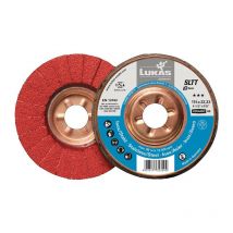 Rondella dentellata sltt Ceramica D.125mm K.40 fl.INOX / acciaio co Lukas Per 10)