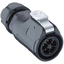 Lutronic 0252 05 Rundsteckverbinder Stecker, Gerade Gesamtpolzahl: 5 1 St.