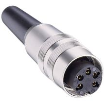Lumberg Kv 40 Connettore Circolare Din Presa Dritta Poli: 4 Argento 1 Pz.
