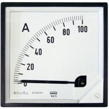 Lumel MA19 100A/60mV MA19 100A/60mV Einbaumessgerät 96 x 96 mm 100 A/DC (60 mV) Drehspule