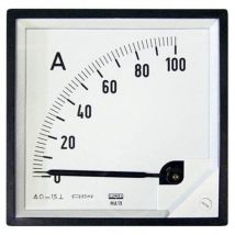 Lumel MA19 100A/60mV MA19 100A/60mV Strumento di misura da incasso 96 x 96 mm 100 A/CC (60 mV) Bobina mobile