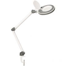 Led Lupenleuchte 821X, Lupen-Ø 125 mm, 5 Dioptrien, grau - Lumeno