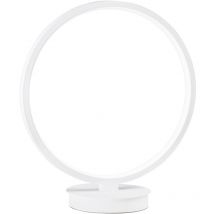 Lumetto fredy in alluminio bianco e silicone 15W con funzione cct 31,6 cm. - Bianco