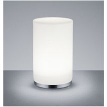 Iperbriko - Lumetto John Cromo Vetro Bianco Led Rgbw Dimmerabile Ø12 cmTrio Lighting