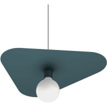 Lumicom - cloud Suspension, 1XE27, max 42W, métal, bleu méditerranéen, 50x42cm Bleu Méditerranéen - Bleu Méditerranéen