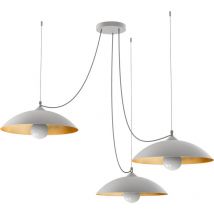 Dream suspension blanc feuille 3 ljuces