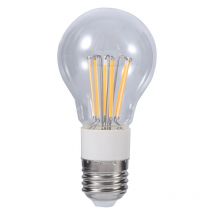 Ampoule à filament led cob E27 12 v, lumière à intensité variable à 360 degrés, nouveau (6 w blanc chaud) - Eosnow