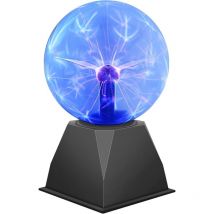 Lumière de Boule de Plasma, 6 Pouces Lampe Plasma Boule Magique, Lampe de Sphère d'ion de Boule Sensible, Sensible au Toucher, Lumières de Nuit de
