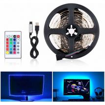 Beijiyi - Lumière de ruban led usb, 5050 rgb 12V dc, Ruban de led Bande Décorative D'intérieur led pour des Arrière-plans de led tv Lumière Barre led