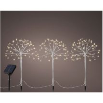 Lumineo - microled lumière décorative solaire mini pieux d'arbre, clignotant.