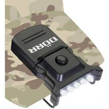 Lumière pour casquette led Dörr CL-5 z klipsem à pile(s) 11 g noir