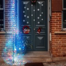 Lumières de Noël Cascade 960 MicroLED rgb 16x60 H300cm