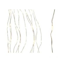 Kaemingk - Lumières de sapin de Noël 210cm Argent/ Blanc dim 210cm-672L