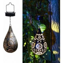 Lanternes solaires de jardin - Lumière de tournesol suspendue, étanche