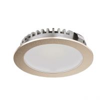 Luminaire à Encastrer Rond Nickelé Mat