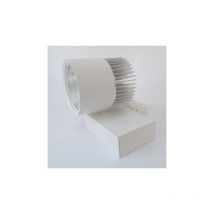 Planlicht - Luminaire led 35W orientable blanc pour rail monophasé 3 allumages 4000K 4000lm 38° 74M2S840-400-38WS meteor 2