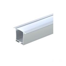 Optonica - Profilé Aluminium avec Diffuseur Blanc pour Ruban led 2m