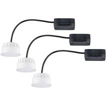 Paulmann - 92472 ebl choose 3ER coin luminaire à led encastrable 18 w blanc chaud cee 2021: g (a - g) satin