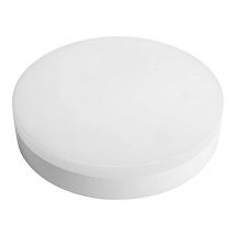 Digilamp - Luminaire Plafonnier led 12W, Applique moon essentiel plastique blanc, 4000K 800lm