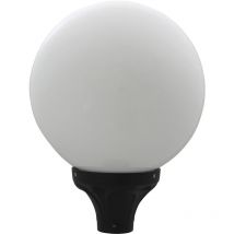 Luminaire pour mât indura globo IP55 E27 50W 535mm Noir - Negro