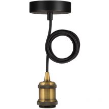 Bailey - luminaire suspendu oslo - e27 - 1.5 mètres - or antique 141470