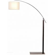 Homemaison - Lampadaire design, Lampadaire arc Rainbow Marron en Wood, Aluminor