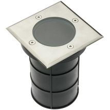 Luminaria de conducción cuadrada GU10 – Acero inoxidable – IP67 – 220-240V – 50W – 110x110mm